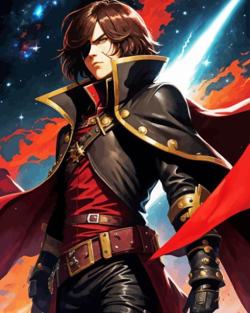 Captain Harlock Art Diamond Painting