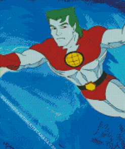 Captain Planet Superhero Diamond Painting