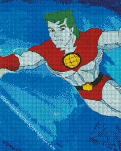 Captain Planet Superhero Diamond Painting