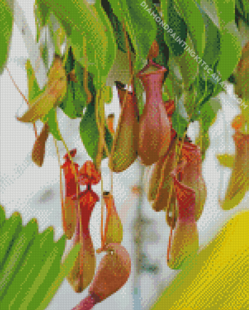 Carnivorous Plant Tree Diamond Painting