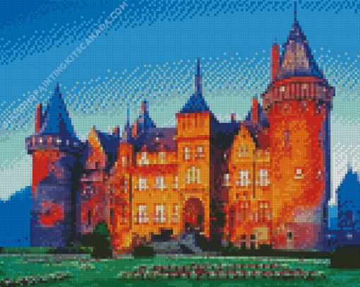 Castle De Haar Utrecht Diamond Painting