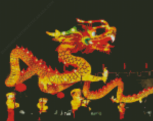 Chinese New Year Dragon Diamond Painting