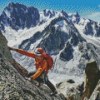 Climbing a Mountain Diamond Painting