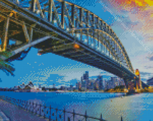 Close up Harbour Bridge Diamond Painting