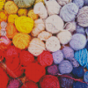 Colorful Wool Balls Diamond Painting