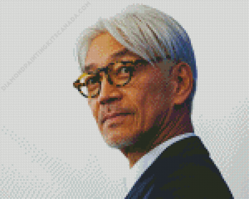 Composer Ryuichi Sakamoto Diamond Painting