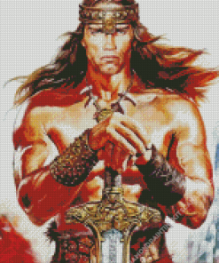 Conan the Barbarian Arnold Schwarzenegger Diamond Painting