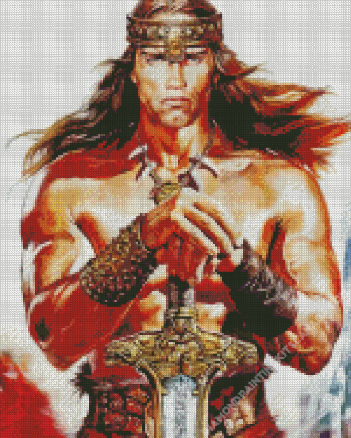 Conan the Barbarian Arnold Schwarzenegger Diamond Painting