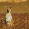 Cute Little Kangaroo Diamond Painting