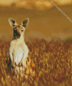 Cute Little Kangaroo Diamond Painting