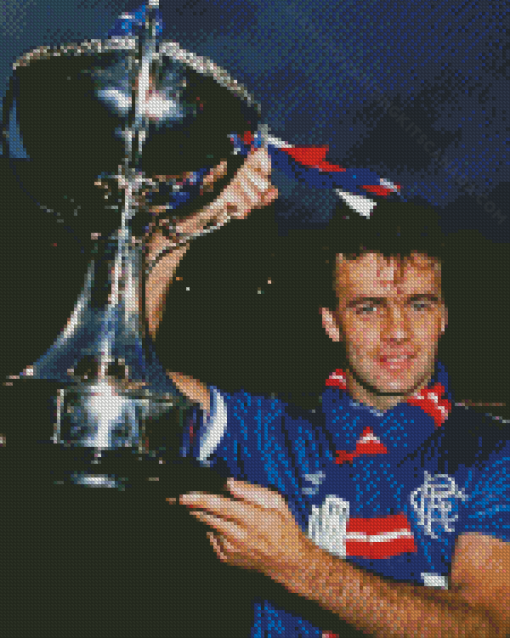 Davie Cooper Football Player Diamond Painting