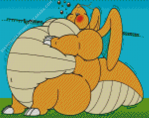 Dragonite Inflation Diamond Painting