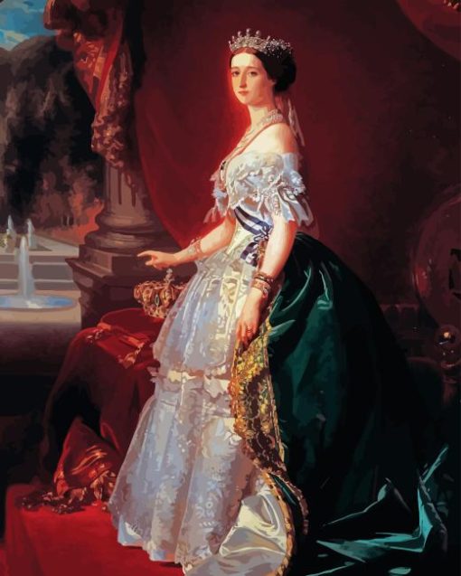 Empress Eugenie by Franz Winterhalter Diamond Painting