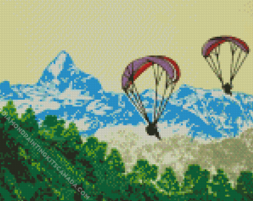 Everest Paragliding Diamond Painting