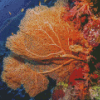 Fan Coral With Fishes Diamond Painting