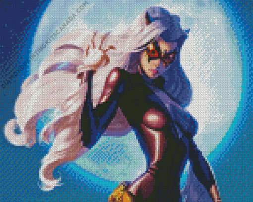 Felicia Hardy Black Cat Diamond Painting