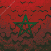 Flag of Morocco Abstract Diamond Painting