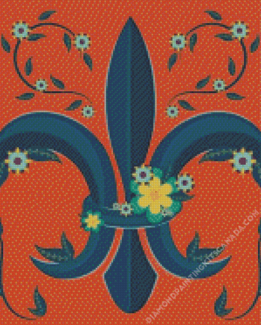 Fleur De Lis Diamond Painting