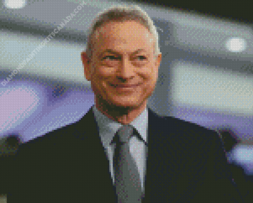 Gary Sinise Smiling Diamond Painting