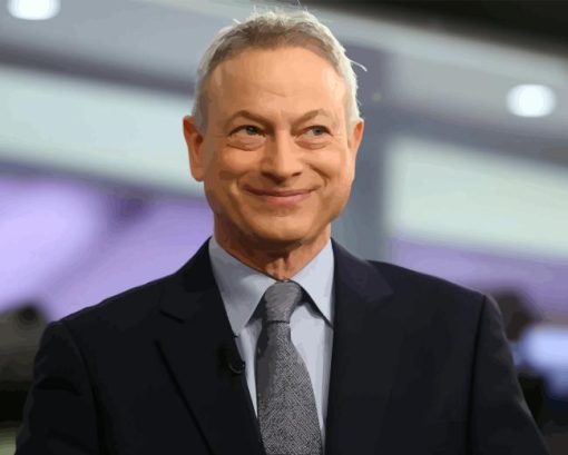 Gary Sinise Smiling Diamond Painting