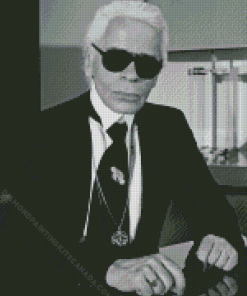 German Karl Lagerfeld Diamond Painting