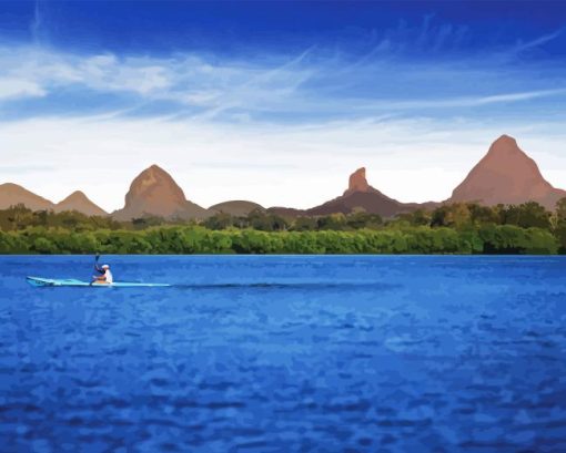 Glass House Mountains National Park Diamond Painting