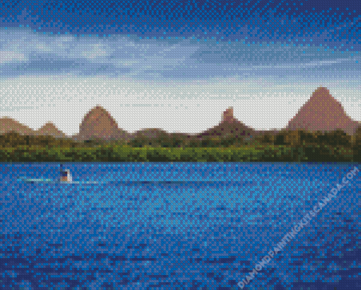 Glass House Mountains National Park Diamond Painting