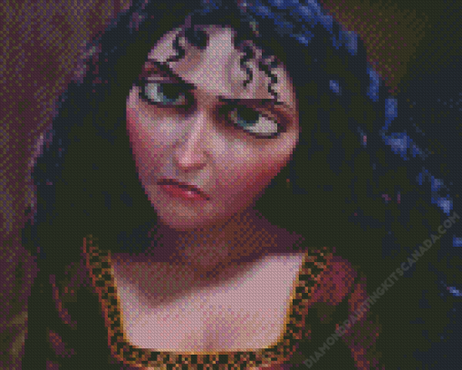 Gothel in Tangled Diamond Painting