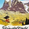 Grindelwald Vintage Poster Diamond Painting