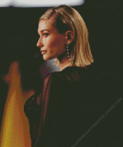 Hailey Bieber Back Side Diamond Painting