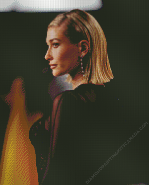 Hailey Bieber Back Side Diamond Painting