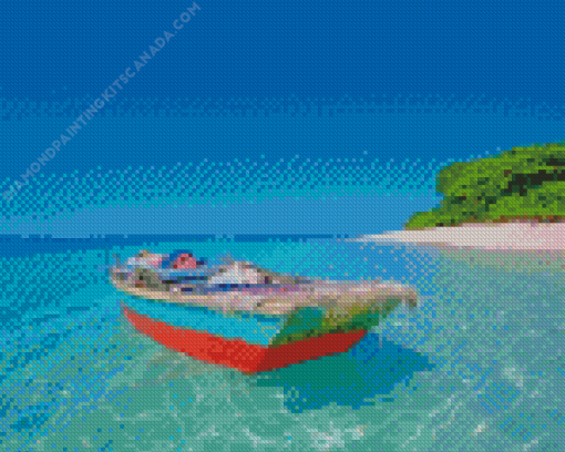 Haiti Beach Diamond Painting