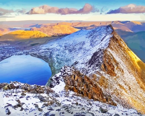 Helvellyn Winter Time Diamond Painting