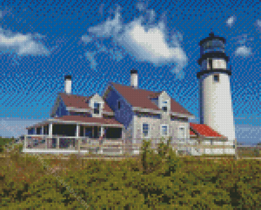 Highland Light Truro Massachusetts Diamond Painting