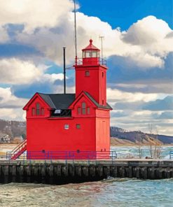 Holland Michigan Lighthouse Diamond Painting