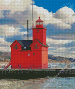 Holland Michigan Lighthouse Diamond Painting