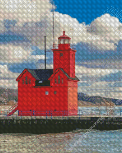 Holland Michigan Lighthouse Diamond Painting