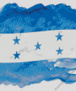 Honduras Flag Art Diamond Painting