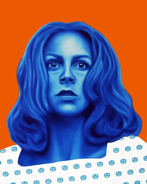 Illustration Laurie Strode Character Diamond Painting