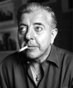 Jacques Prevert With Cigarette Diamond Painting