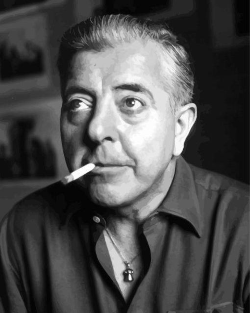 Jacques Prevert With Cigarette Diamond Painting