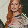 Jessica Chastain Actress Diamond Painting