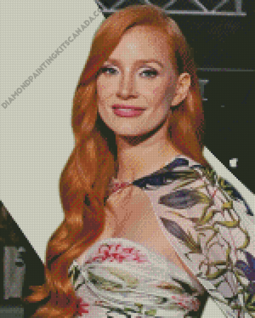 Jessica Chastain Actress Diamond Painting