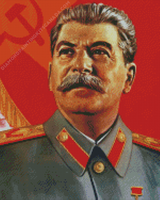 Joseph Vissarionovich Stalin Diamond Painting