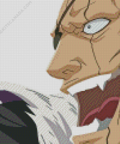 Kenpachi Zaraki Side Profile Diamond Painting