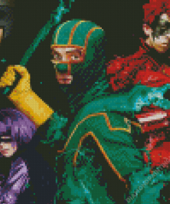 Kick Ass Movie Characters Diamond Painting