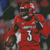 Louisville Cardinals Football Player Diamond Painting