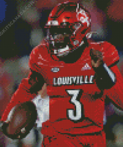 Louisville Cardinals Football Player Diamond Painting