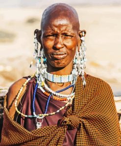 Maasai Woman Diamond Painting