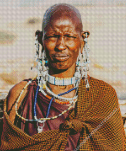 Maasai Woman Diamond Painting